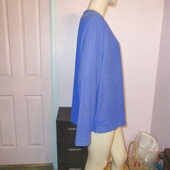 Vtg Disney Eeyore Waffle Knit Top Size 3X Piglet No Pooh Soft Embroidered Therma - Picture 7 of 12